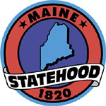 Physical Map of Maine State USA - Ezilon Maps